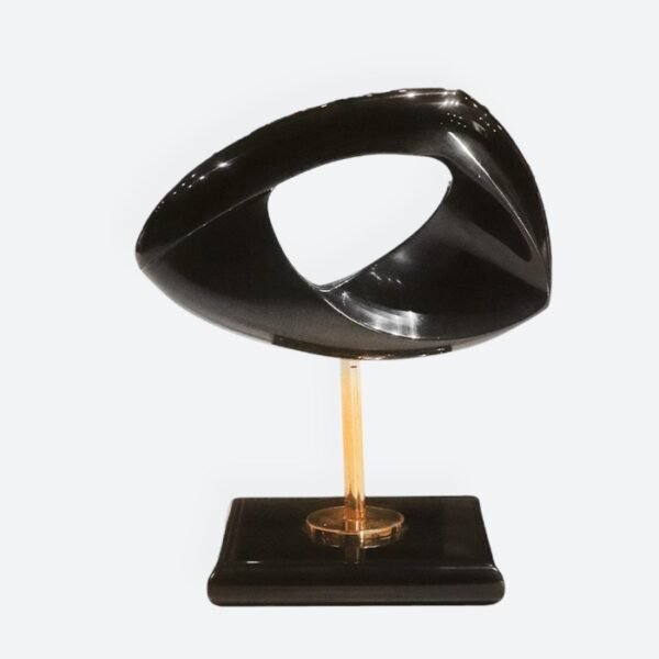 Black Geometric Desk Accessory