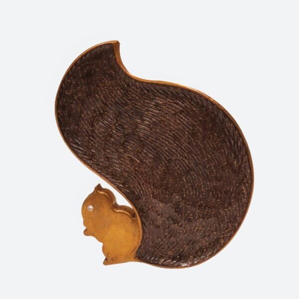 Black and Gold Squirrel Tray