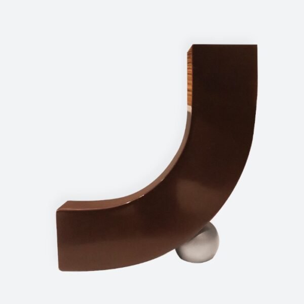 J Shaped Candle Holder