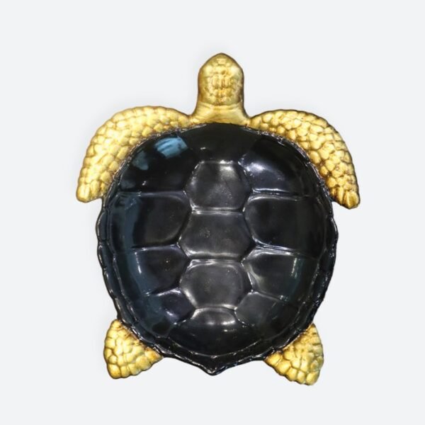 Black and Gold Turtle Tray