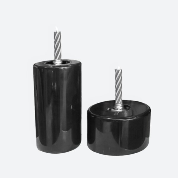 Black Candle Holder