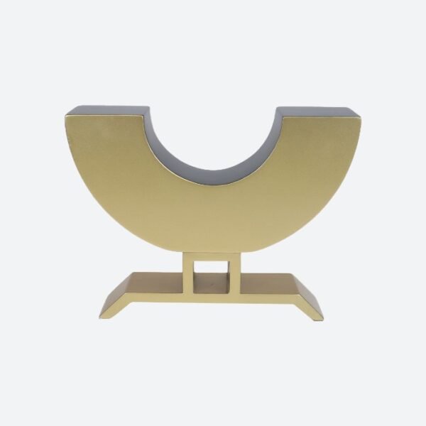 Gold Half Moon Sculpture