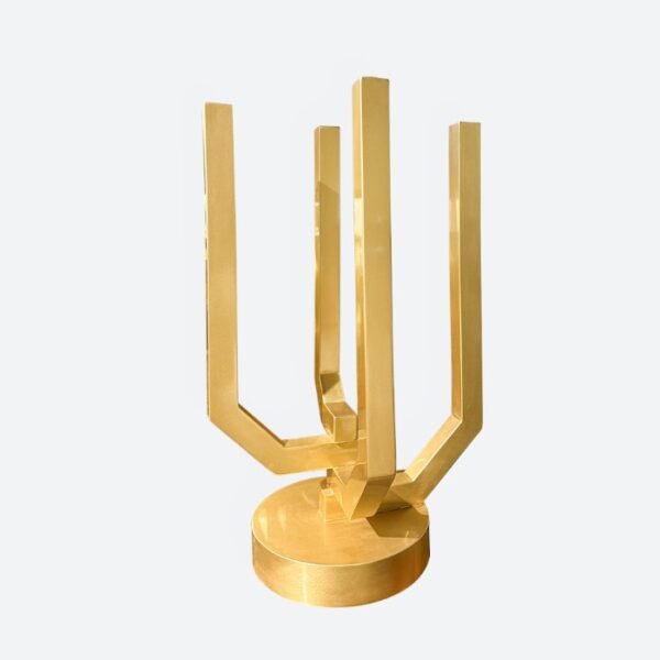 Liquid Gold Round Base Candle Set