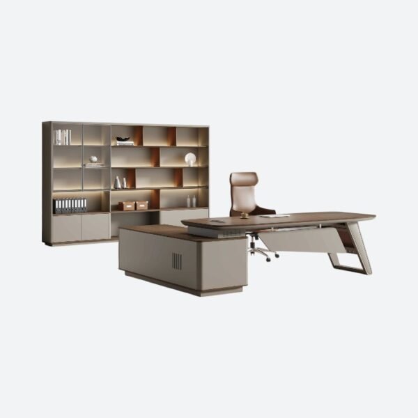 Office Furniture Set 107 – Cabinet, Table & Chair